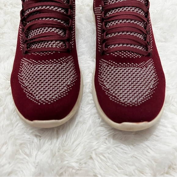 APL Athletic Propulsion Labs Women 10 Men 8.5 Burgundy Techloom Breeze Run Shoes - Picture 6 of 12